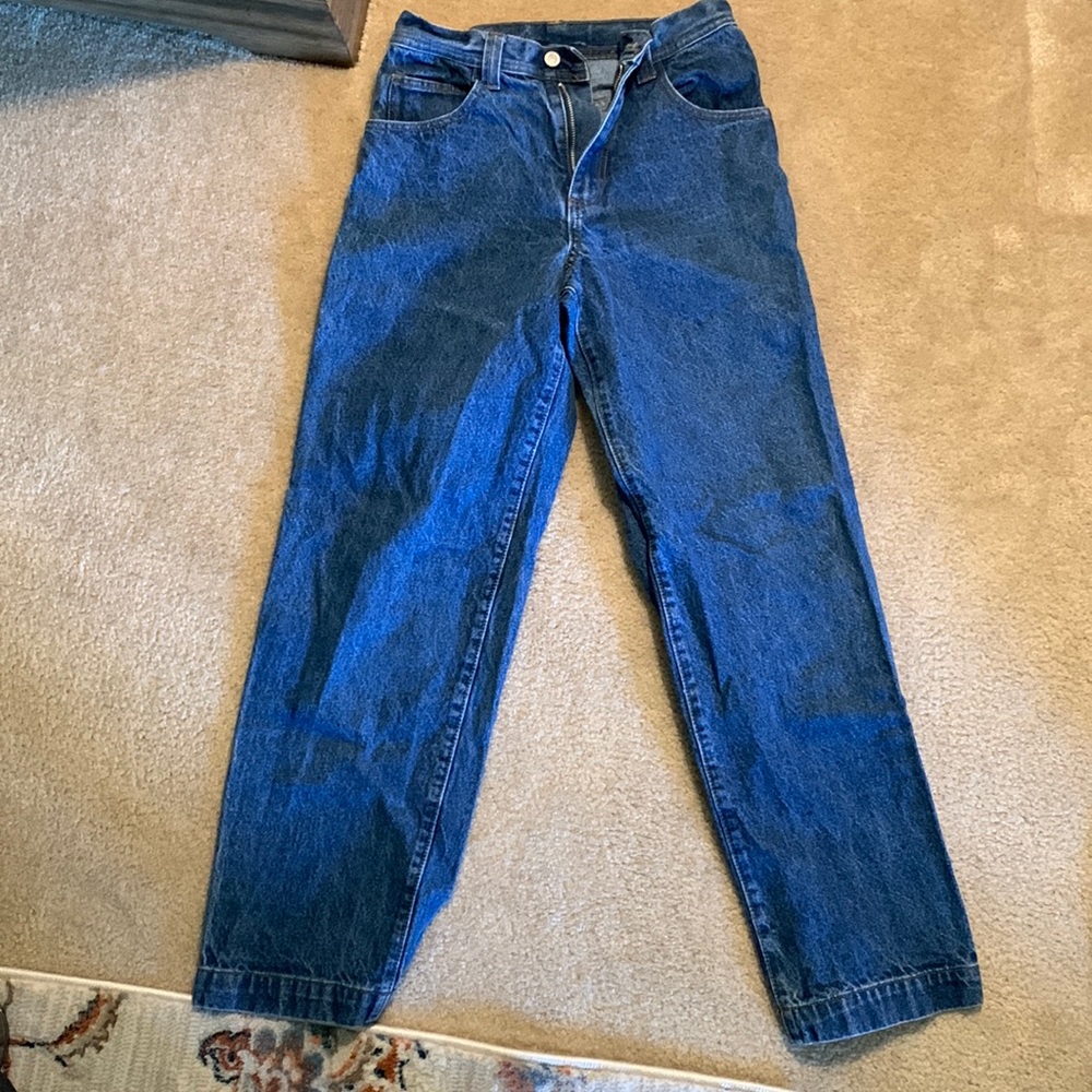 High waisted jeans